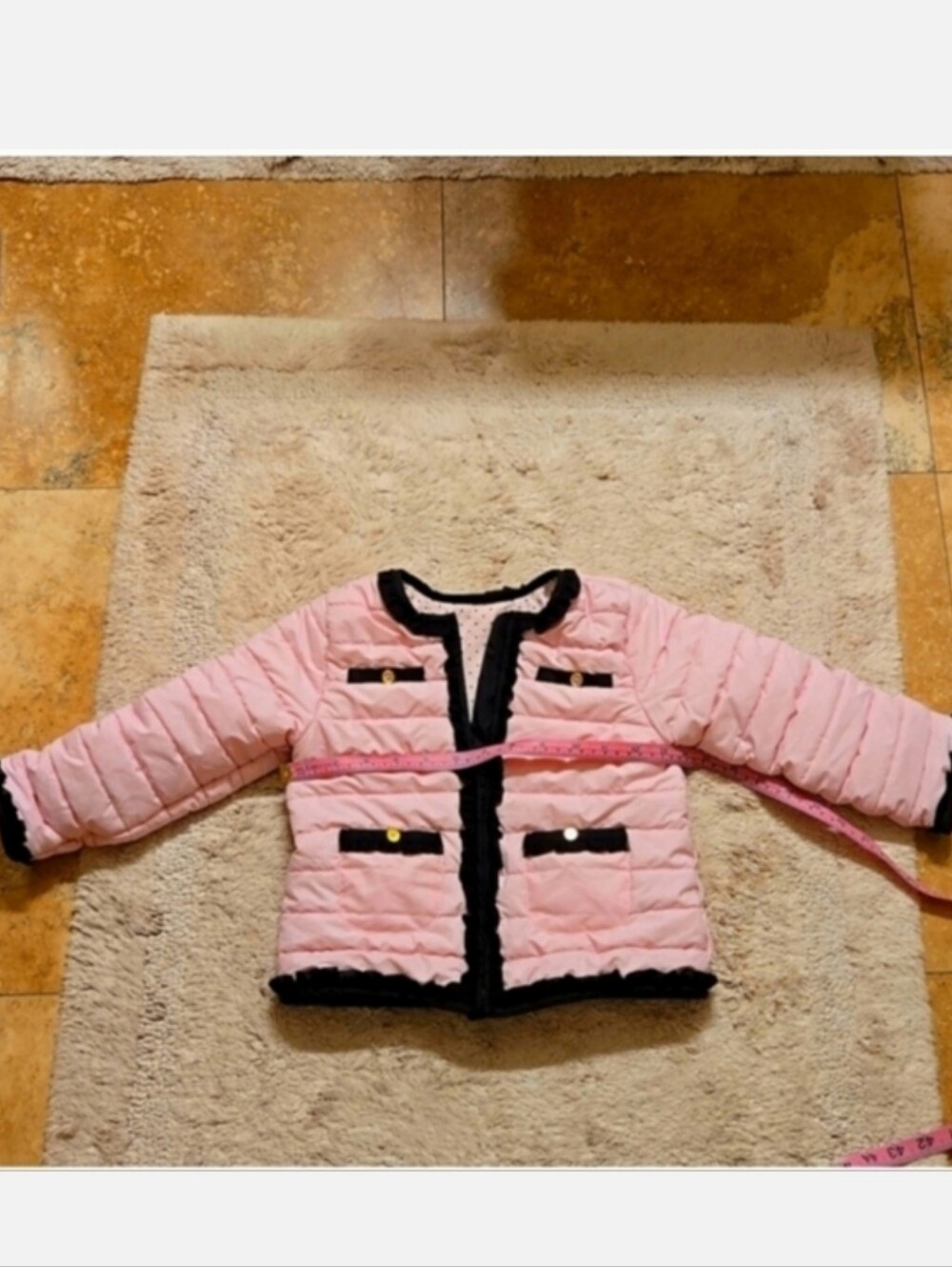 Kate spade kids pink coat size 4